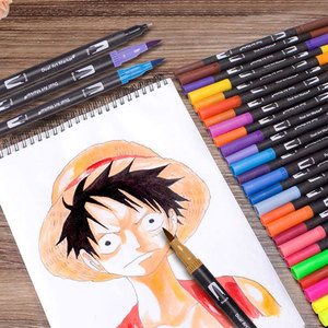 SINOART 12-120 Marqueurs d'art personnalisables, stylos aquarelle, marqueurs pinceaux, double pointe, fineliner, <span class=keywords><strong>dessin</strong></span> pour fournitures artistiques - Product Image 6