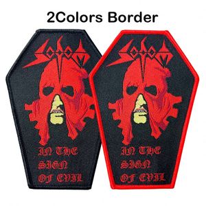 High Quality Patches Custom Embroidered Woven Patch <b>Band</b> Badges - Product Image 2