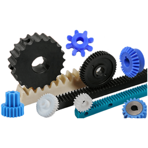 Engranaje de bastidor de nailon PA66 de plástico, mecanizado cnc de precisión personalizado - Product Image 2