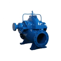 Pompe centrifuge horizontale à boîtier fendu axial à double aspiration pour l'irrigation industrielle de distribution d'eau