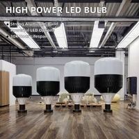 Ampoule LED haute puissance en aluminium E27, type maïs, avec télécommande pour atelier et garage, alimentation CA