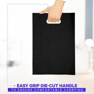Sacs à provisions en plastique recyclé avec poignée découpée sur mesure pour l'emballage de la salade Sushi Sacs de transport de vêtements Présentoir de marchandises - Product Image 2