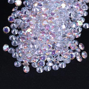 Mạ điện AB ma thuật màu Zircon móng tay Zircon Dát Đá quý Zircon nhà sản xuất vòng 2-12mm <span class=keywords><strong>Cubic</strong></span> <span class=keywords><strong>Zirconia</strong></span> siêu sao - Product Image 4