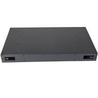 Haina HN-ODF-12C-B Boîtier de distribution fibre optique ODF 12 ports SC monomode entièrement intégré, 19 pouces, montable en rack, avec tiroir coulissant pour épissure par fusion