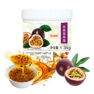 Wholesale Customization Factory Sells Quality Delicious Milk Tea Shop Bakery Passion Fruit Jam Private Label Fruit Jam Custom - Product Image 3