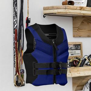 Chaleco Salvavidas Económico de Fábrica China para Adultos, Hombres y Mujeres, para Yate, Kayak, Surf, Chaquetas de Seguridad Personalizadas con Silbato de Rescate - Product Image 1