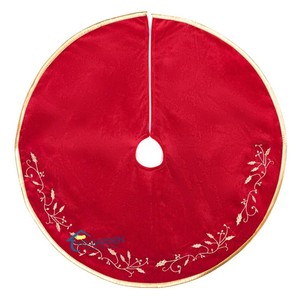 Nouvelle arrivée jupe d'arbre <span class=keywords><strong>de</strong></span> noël rouge arbre <span class=keywords><strong>de</strong></span> noël <span class=keywords><strong>pied</strong></span> couverture père noël arbre <span class=keywords><strong>de</strong></span> noël tapis tapis <span class=keywords><strong>de</strong></span> base décoration pour intérieur - Product Image 1