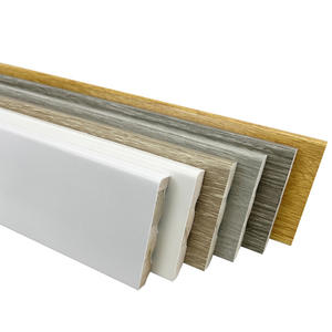 <span class=keywords><strong>Plinthe</strong></span> plate en bois massif pur Grain <span class=keywords><strong>de</strong></span> bois peinture cuite lignes décoratives Accessoires <span class=keywords><strong>de</strong></span> sol en bois étanchéité des bords - Product Image 1