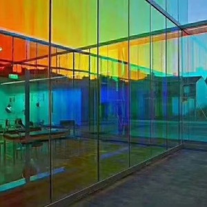 Film décoratif pour fenêtres en PET auto-adhésif irisé, dichroïque, anti-explosion, isolation thermique, pour la maison, le bureau et les bâtiments - Product Image 5