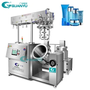 Guanyu Homogenizer Emulsifying Mixer Cosmetics Manufacturing Machine Vacuum Emulsifying Mixer Nail Polish Production Line