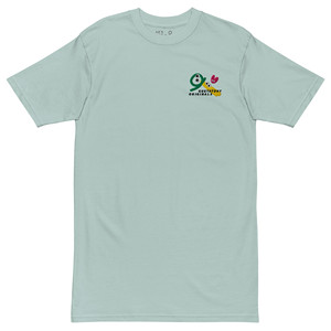 GUSTATORY Originals T-shirt brodé en coton épais, formes et tailles variées - Product Image 6