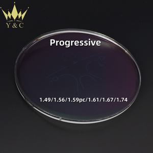 Lentes <span class=keywords><strong>óptica</strong></span>s de policarbonato Lentes oftálmicas 1,59 PC Revestimiento de inmersión progresiva Hmc Ballestas Vista previa corta 7519 + 4mm - Product Image 2