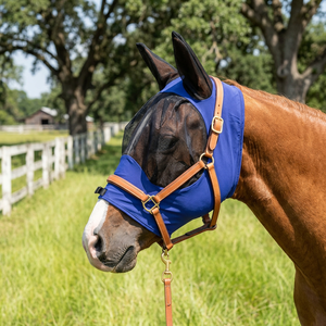 Hot Selling Custom High Quality Horse Care Polyester Mesh Fly <b>Mask</b> with <b>Eye</b> Protection for Outdoor Use and Equestrianism - Product Image 5