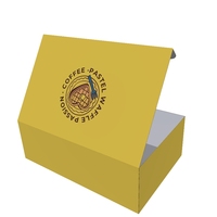 Boîte d'emballage pour donuts en carton recyclable avec logo personnalisé, finition mate et vernis UV, idéale pour les présentoirs de sushi et les coffrets cadeaux.