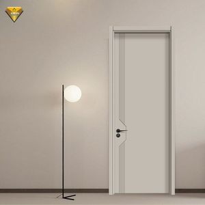 Puertas Interiores de Madera Maciza Premium para Diseño Moderno de Dormitorios y Oficinas en el Hogar, Acabado Duradero con Veta Natural y Reducción de Ruido - Product Image 4