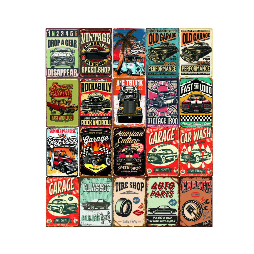 Letrero De Metal Retro De Cazafantasmas, Cartel De Taño