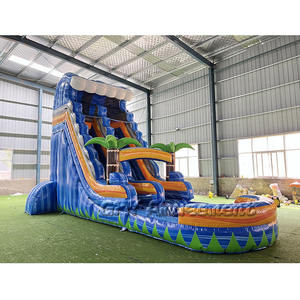 Escorregador de água inflável, escorregador inflável para uso comercial, mármore, aqua, para festas, aluguer, venda imperdível - Product Image 2