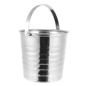 Stainless Steel Eco-friendly Metal Cooler Wine Drinks Champagne Ice Bucket Chiller Home Bar Club Beer Parties Beverage Tub