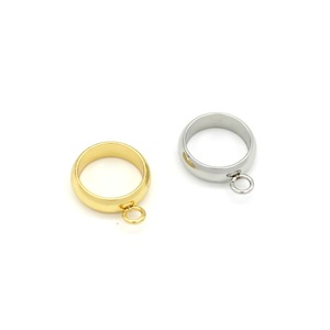 Stainless Steel Positioning Beads With Pendant <b>Ring</b> Round Shape For DIY Jewelry Making Accessories 8mm 10mm 12mm 14mm 16mm - Product Image 4