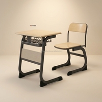 Bureau et chaise d'étude en bois économiques pour étudiants de tous âges - Mobilier d'apprentissage
