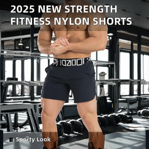2025 New Arrival Men's Sporty Breathable <b>Nylon</b>/Spandex Oxford Fabric <b>Shorts</b> with Zipper Fly OEM Service - Product Image 2