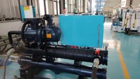 Compresseur de réfrigérateur à vis refroidi par eau Mitex avec certificat CE, en promotion, avec moteur et pompe