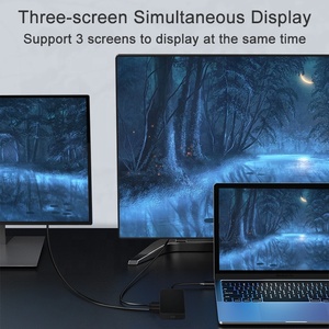 Station d'accueil HUB USB C 7 en <span class=keywords><strong>1</strong></span> Avec <span class=keywords><strong>HDMI</strong></span> 8K, 4K DP, VGA, 2 <span class=keywords><strong>x</strong></span> USB C Transmission de données/100W Charge rapide - Product Image 6