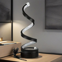 Lampe de table de bureau à couleurs réglables LED sans fil USB rechargeable pour le salon