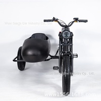 Moped électrique Kuazi à vitesse variable de 20 pouces avec application, utilisation cargo à trois roues, 48V 30-50Km/h 501800W