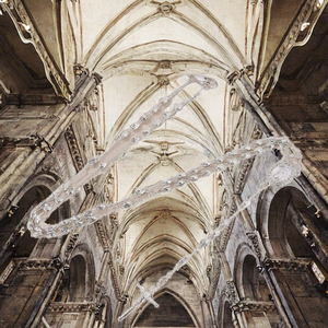 Nuevo Rosario Cristiano de Oro con Cuentas en Forma de <span class=keywords><strong>Y</strong></span>, Collar Religioso Católico, Cadena de Cobre Chapada en Oro de 18K, Colgante de Cruz de Jesús, Regalo - Product Image 3