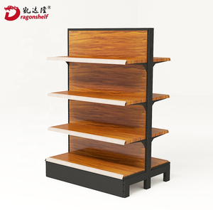 Étagère d'épicerie <span class=keywords><strong>double</strong></span> face pour supermarché, rayonnage de gondole pour magasin, présentoir de supermarché - Product Image 1