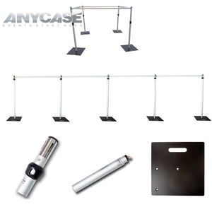 خيمة مظلة مربعة 10x10 قدم تجميع سريع متين شديد التحمل تحميل أنابيب محمولة ستائر لاستئجار حفلات الزفاف - Product Image 2