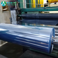 Feuille de PVC plastique super transparente, film PVC rigide haute brillance en rouleau pour l'impression
