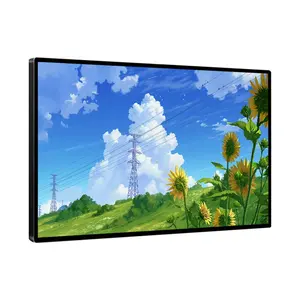 LCD-Anzeige für einkaufszentrum Werbebildschirm Fernseher-Video-Panel wandmontierte digitale Beschilderung