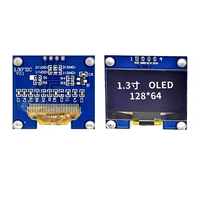 Pantalla OLED GJD de 1.3 Pulgadas, Controlador SH1106, Resolución 128*64, Interfaz IIC, Módulo OLED de 3V/5V con Color Blanco y Azul