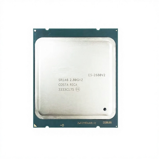 Xeon E5-2680v2 2.8 GHz Ten-Core Twenty-Thread CPU Processor 25M 115W LGA 2011 for Desktop Application Used