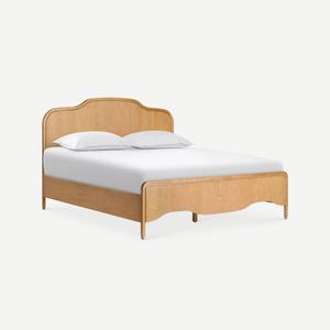 Cama con Dosel de Cuatro Postes, Estructura de Madera con Cabecero Decorativo y Postes Tallados, Muebles Clásicos para Dormitorio, Hogar u Hotel - Product Image 2