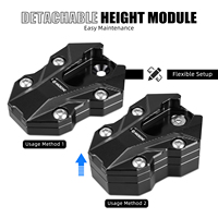 NICECNC pour BMW R1300 GS GSA – Extension de béquille latérale anti-affaissement avec réglage de hauteur adaptatif