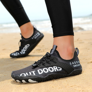 Chaussures d'eau d'extérieur à bout fermé, dessus en maille, semelle extérieure en caoutchouc antidérapante, unisexe, été, plage, fitness, pêche, natation - Product Image 3
