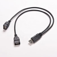 Cable Divisor en Y USB 2.0 de Yoosure, Macho a Doble USB Hembra, con Conductor de PVC y Cobre Estañado para Alimentación y Sincronización de Datos de Impresoras