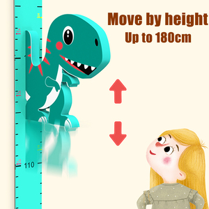 Tùy Chỉnh 3D Phim Hoạt Hình Nhà Dán Tường Để Đo Trẻ Em Của Chiều Cao Có Thể Gập Lại Phát Triển Chiều Cao Cai Trị Biểu Đồ Cho Trẻ Em - Product Image 3