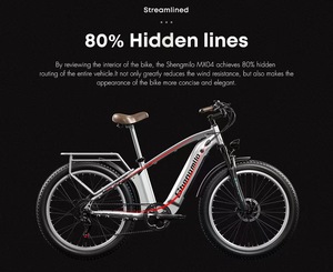 Potente Bicicleta Eléctrica para Adultos con Motor sin Escobillas de 48V 1000W y 7 Velocidades | Guantes para Ciclismo Diario y al Aire Libre - Product Image 6