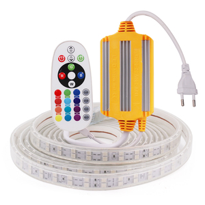 Ac220v LED Strip Ánh Sáng 2835 Đầy Màu Sắc Không Thấm Nước 14.4 wát/mét Mận Hoa Ngựa Chạy Dải Ngoài Trời Cảnh Quan Kỳ Nghỉ Đảng Quảng Cáo - Product Image 3