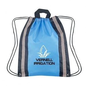 Custom Backpack-Waterproof Polyester Multi-Color Logo Corporate Events & Trade Show Promotions Gift <b>Bag</b> with Safety Reflective - Product Image 2