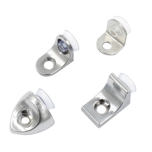 Support de fixation mobile en acier chromé <span class=keywords><strong>pour</strong></span> étagère de séparation de cuisine, armoire, meuble, support fixe <span class=keywords><strong>pour</strong></span> verre, accessoires de mobilier, triangle - Product Image 5