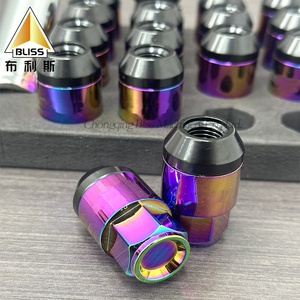 Accessoires de voiture modifiés <span class=keywords><strong>Jante</strong></span> de roue M12 * 1.5 M12X1.5 M14X1.5 Présentoir Jantes de roue de camion RA7 Boulons coniques de moyeu de roue - Product Image 3