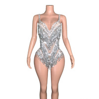 Robe de soirée NYOOR de luxe léger en dentelle et diamants, coupe trapèze, pour spectacle de danse, bar, clubbing, style européen et américain, sexy, à sequins