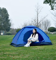 Tenda Camping Ringan 2 Orang Portabel Musim Panas Satu Kamar Tidur Pop Up Pantai Taman Luar Ruangan Grosir Pabrik OEM