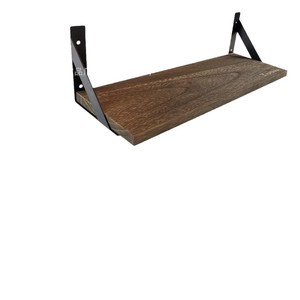 Wooden <b>Wall</b> <b>Mounted</b> <b>Shelf</b> Single Layer Rectangle Multipurpose Storage For Kitchen Living Room Bedroom - Product Image 3