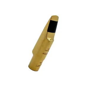 CNC machining custom Professional brass polished saxophone tenor soprano alto baritone saxophone mouthpiece